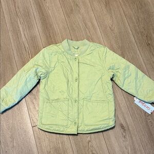Cat & Jack Mint Green Quilted Puffer Jacket